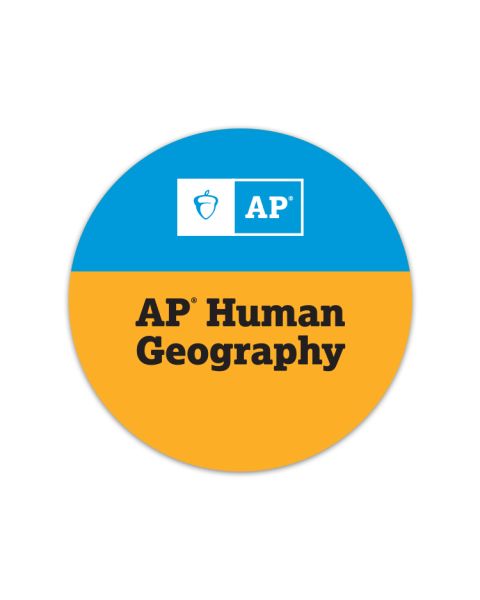 AP Human Geography Sticker - Packs of 25