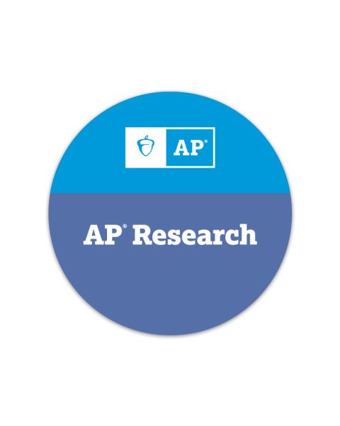 AP Research Sticker - Packs of 25